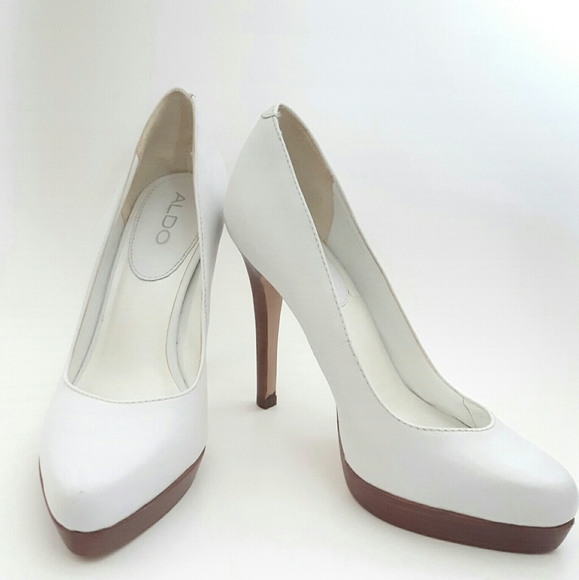 Aldo White Heels